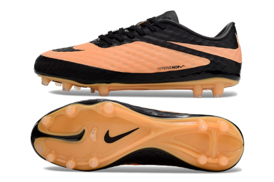 Men's Nike Hypervenom Phantom FG Firm Ground Low-Tops Football Boots - Pink/Black