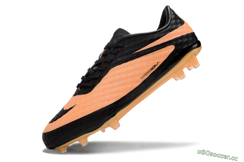 Men's Nike Hypervenom Phantom FG Firm Ground Low-Tops Football Boots - Pink/Black 5