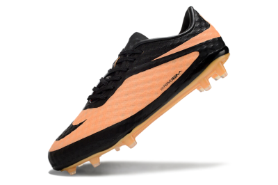 Men's Nike Hypervenom Phantom FG Firm Ground Low-Tops Football Boots - Pink/Black