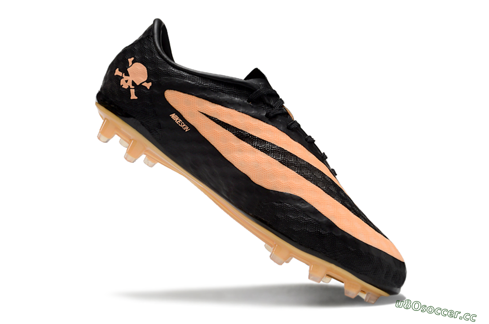 Men's Nike Hypervenom Phantom FG Firm Ground Low-Tops Football Boots - Pink/Black 4