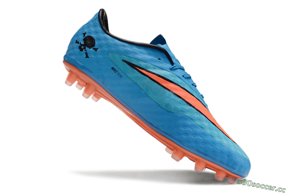 Men's Nike Hypervenom Phantom FG Firm Ground Low-Tops Football Boots - Blue/Red/Black 4