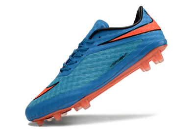 Men's Nike Hypervenom Phantom FG Firm Ground Low-Tops Football Boots - Blue/Red/Black