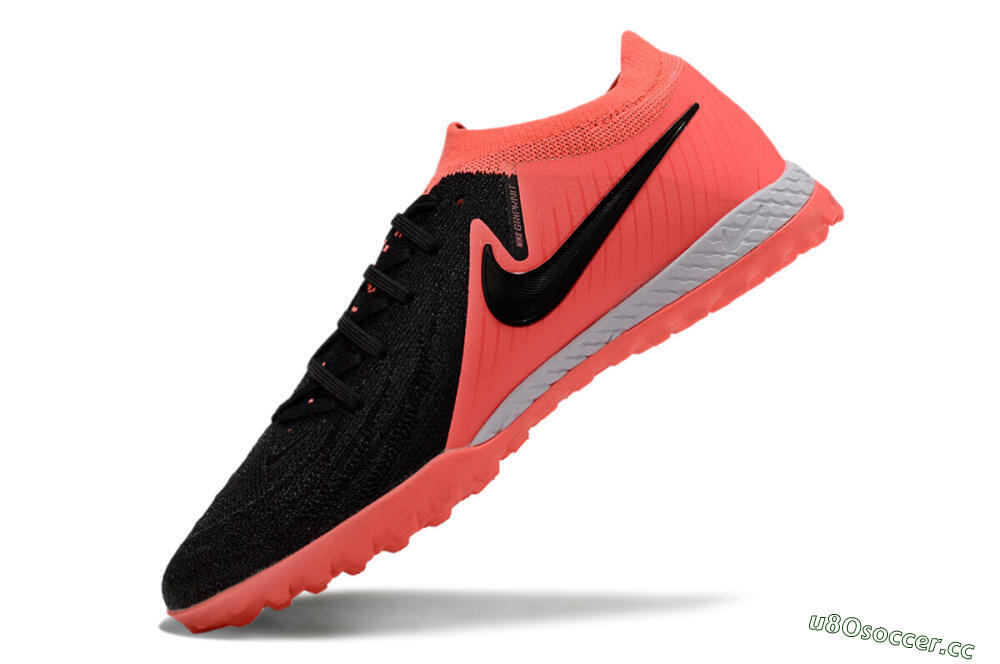 Men's Nike Phantom GX 2 Elite TF Artificial Turf Low-Tops Football Shoes - Black/Red/White 5