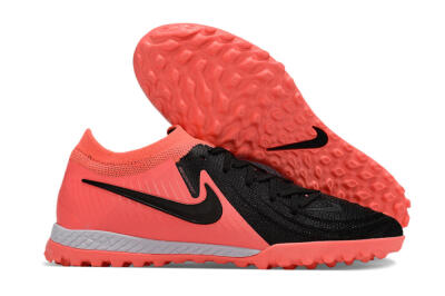 Men's Nike Phantom GX 2 Elite TF Artificial Turf Low-Tops Football Shoes - Black/Red/White