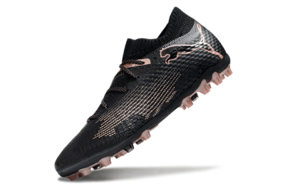 Men's Puma Future Ultimate MG Multi Ground Low-Tops Football Boots - Black/Pink