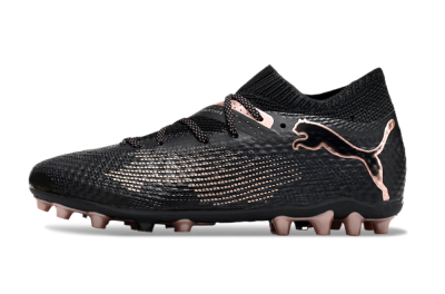 Men's Puma Future Ultimate MG Multi Ground Low-Tops Football Boots - Black/Pink