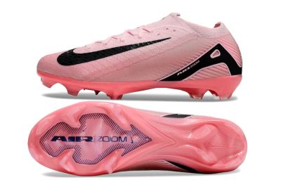 Unisex Nike Air Zoom Mercurial Vapor 16 Elite FG Firm Ground Low-Tops Football Boots - Pink/Black/Blue