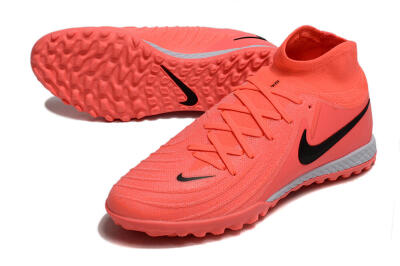 Men's Nike Phantom GX 2 Elite TF Artificial Turf High-Tops Football Shoes - Red/Black/White