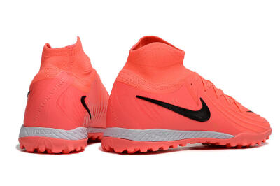 Men's Nike Phantom GX 2 Elite TF Artificial Turf High-Tops Football Shoes - Red/Black/White