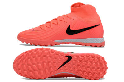 Men's Nike Phantom GX 2 Elite TF Artificial Turf High-Tops Football Shoes - Red/Black/White