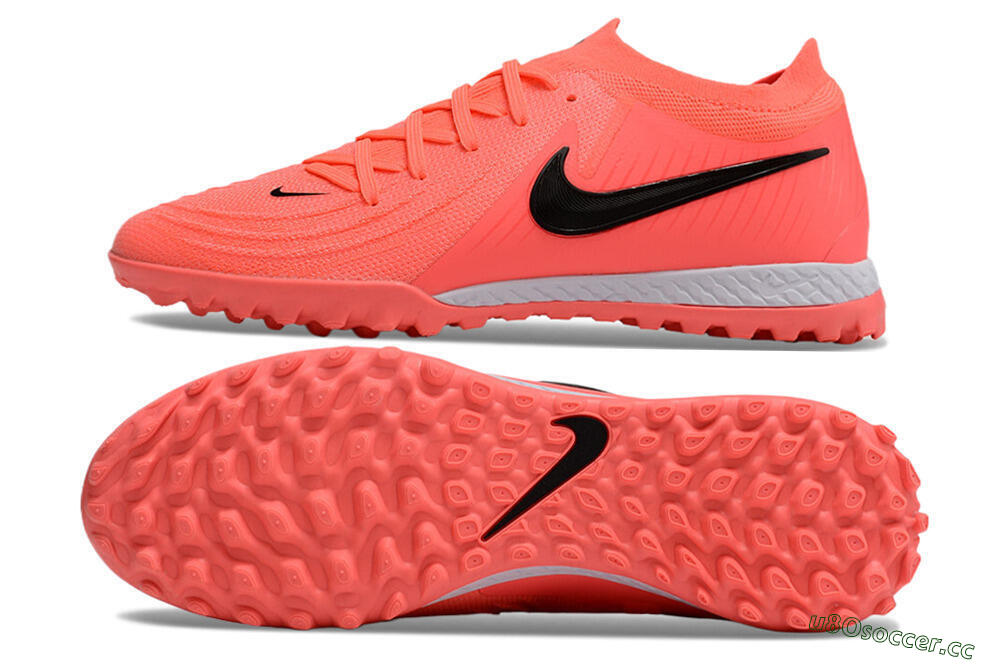 Men's Nike Phantom GX 2 Elite TF Artificial Turf Low-Tops Football Shoes - Red/Black/White 1