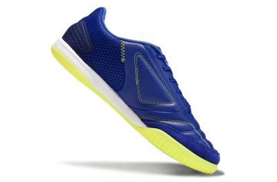 Men's Adidas Competition Top IC Indoor & Futsal Low-Tops Football Shoes - Blue/Yellow/White