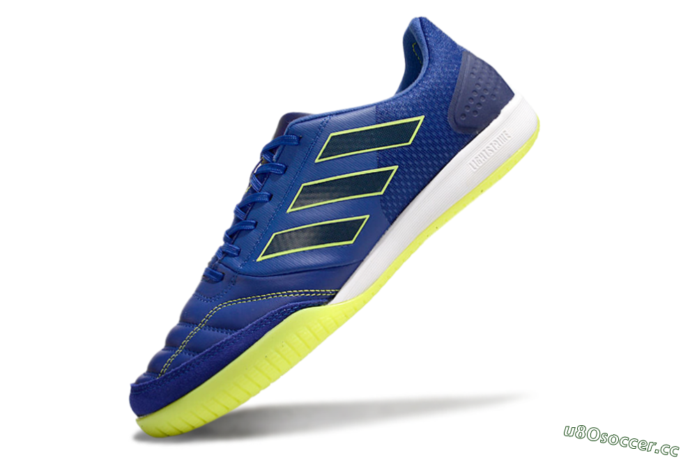 Men's Adidas Competition Top IC Indoor & Futsal Low-Tops Football Shoes - Blue/Yellow/White 5