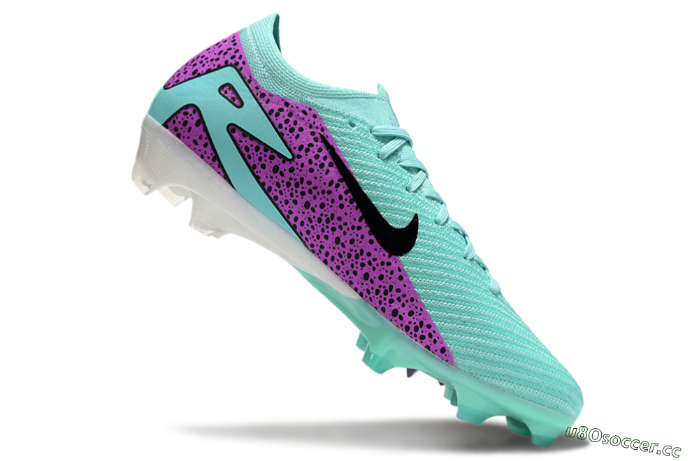 Unisex Nike Air Zoom Mercurial Vapor 16 Elite FG Firm Ground Low-Tops Football Boots - Jade/Black/Purple 4