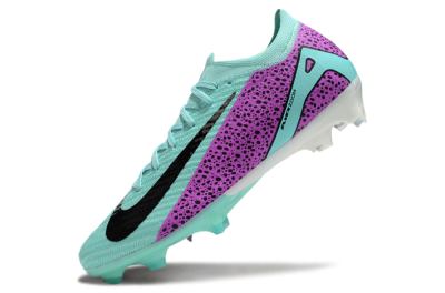 Unisex Nike Air Zoom Mercurial Vapor 16 Elite FG Firm Ground Low-Tops Football Boots - Jade/Black/Purple