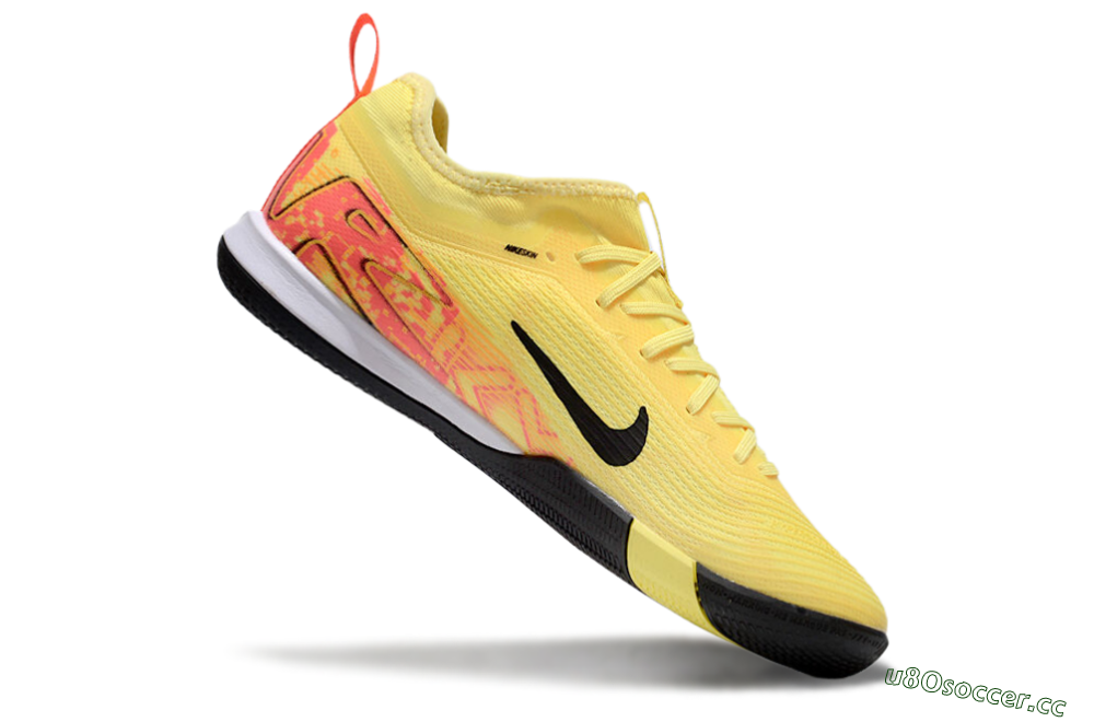 Unisex Nike Air Zoom Mercurial Vapor 16 Pro IC Indoor & Futsal Low-Tops Football Shoes - Yellow/Black/Red 4