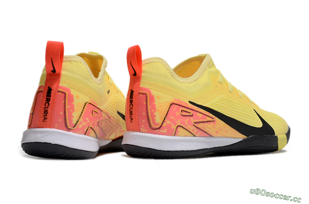 Unisex Nike Air Zoom Mercurial Vapor 16 Pro IC Indoor & Futsal Low-Tops Football Shoes - Yellow/Black/Red 6