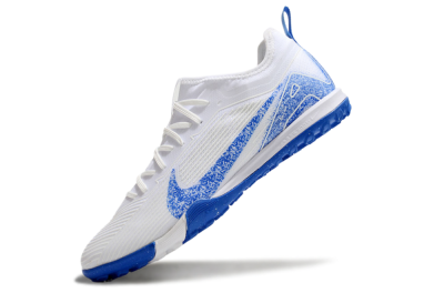 Unisex Nike Air Zoom Mercurial Vapor 16 Pro TF Artificial Turf Low-Tops Football Shoes - White/Blue