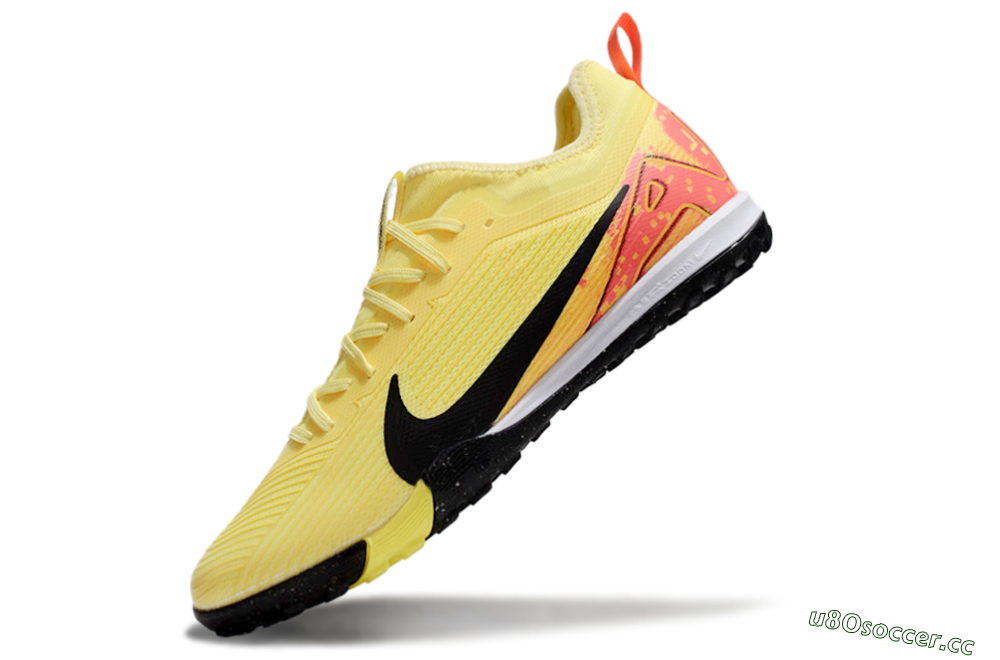 Unisex Nike Air Zoom Mercurial Vapor 16 Pro TF Artificial Turf Low-Tops Football Shoes - Yellow/Black/Red 5
