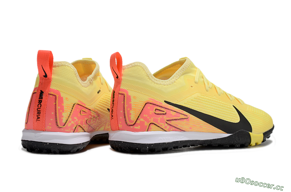 Unisex Nike Air Zoom Mercurial Vapor 16 Pro TF Artificial Turf Low-Tops Football Shoes - Yellow/Black/Red 6