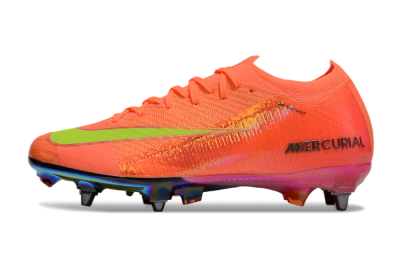Men's Nike Air Zoom Mercurial Vapor 16 Elite SG Soft Ground Low-Tops Football Boots - Red/Yellow/Gold