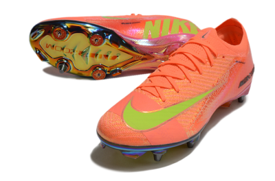 Men's Nike Air Zoom Mercurial Vapor 16 Elite SG Soft Ground Low-Tops Football Boots - Red/Yellow/Gold