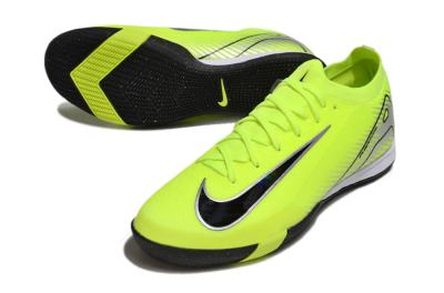 Men's Nike Air Zoom Mercurial Vapor 16 Elite IC Indoor & Futsal Low-Tops Football Shoes - Yellow/Black/Silver