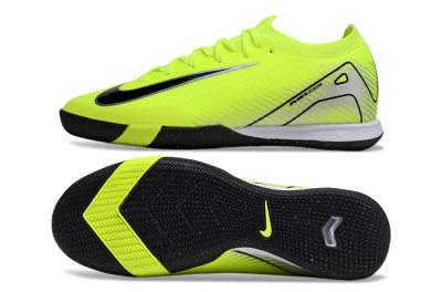 Men's Nike Air Zoom Mercurial Vapor 16 Elite IC Indoor & Futsal Low-Tops Football Shoes - Yellow/Black/Silver