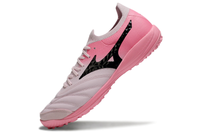 Men's Mizuno Morelia Neo Sala M8 TF Artificial Turf Low-Tops Football Shoes - Pink/Black