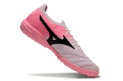 Men's Mizuno Morelia Neo Sala M8 TF Artificial Turf Low-Tops Football Shoes - Pink/Black