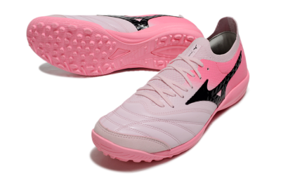 Men's Mizuno Morelia Neo Sala M8 TF Artificial Turf Low-Tops Football Shoes - Pink/Black
