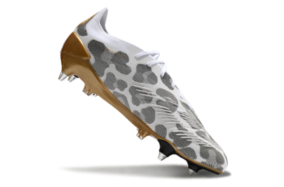 Men's Adidas Predator Elite 25 SG Soft Ground Low-Tops Football Boots - White/Black/Gold