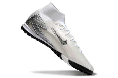 Men's Nike Air Zoom Mercurial Superfly 10 Elite TF Artificial Turf High-Tops Football Shoes - Beige/Black/White