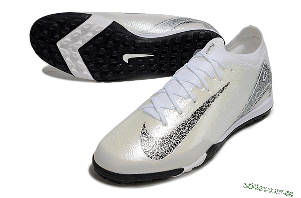 Unisex Nike Air Zoom Mercurial Vapor 16 Elite TF Artificial Turf Low-Tops Football Shoes - Beige/Black/White 3