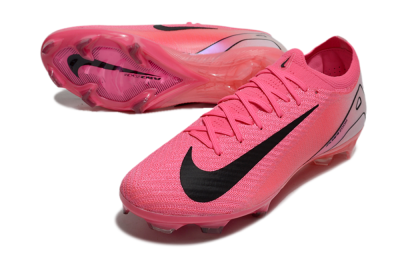 Unisex Nike Air Zoom Mercurial Vapor 16 Elite FG Firm Ground Low-Tops Football Boots - Red/Black/Pink