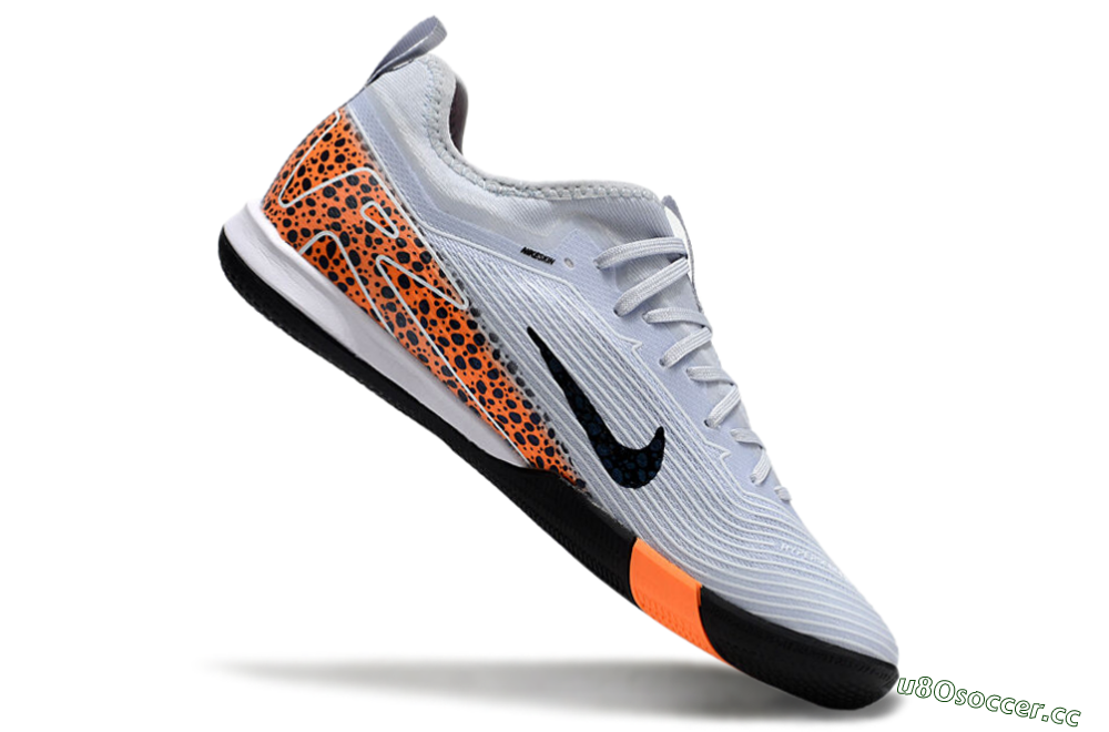 Unisex Nike Air Zoom Mercurial Vapor 16 Pro IC Indoor & Futsal Low-Tops Football Shoes - Grey/Black/Leopard 4