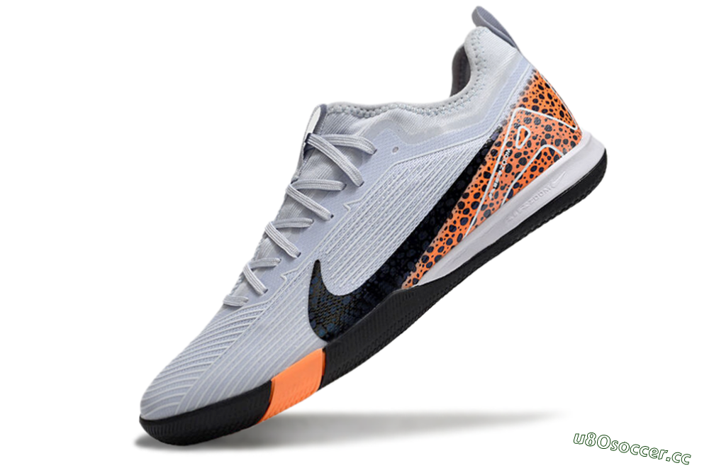 Unisex Nike Air Zoom Mercurial Vapor 16 Pro IC Indoor & Futsal Low-Tops Football Shoes - Grey/Black/Leopard 5