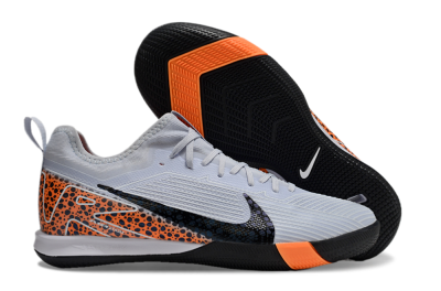 Unisex Nike Air Zoom Mercurial Vapor 16 Pro IC Indoor & Futsal Low-Tops Football Shoes - Grey/Black/Leopard