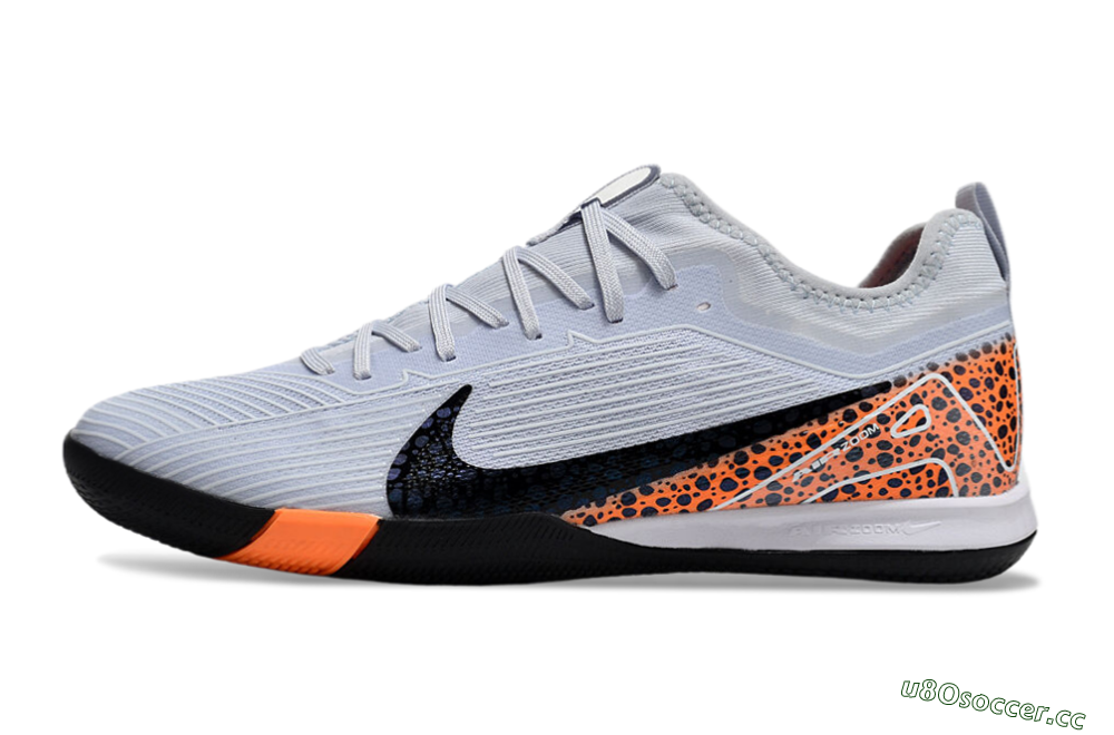 Unisex Nike Air Zoom Mercurial Vapor 16 Pro IC Indoor & Futsal Low-Tops Football Shoes - Grey/Black/Leopard 0