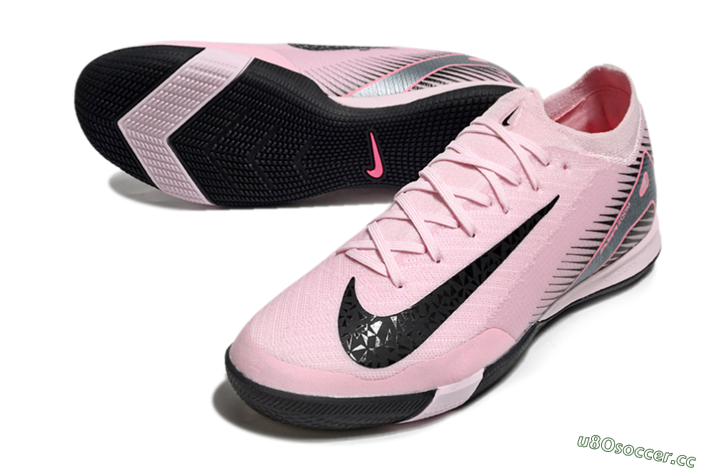 Men's Nike Air Zoom Mercurial Vapor 16 Elite IC Indoor & Futsal Low-Tops Football Shoes - Pink/Black/Silver 3