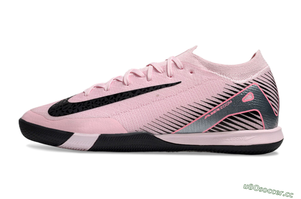 Men's Nike Air Zoom Mercurial Vapor 16 Elite IC Indoor & Futsal Low-Tops Football Shoes - Pink/Black/Silver 0