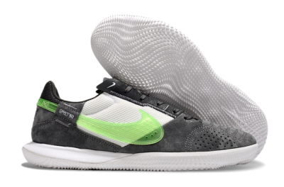Men's Nike Street Gato IC Indoor & Futsal Low-Tops Football Shoes - Grey/Yellow/White