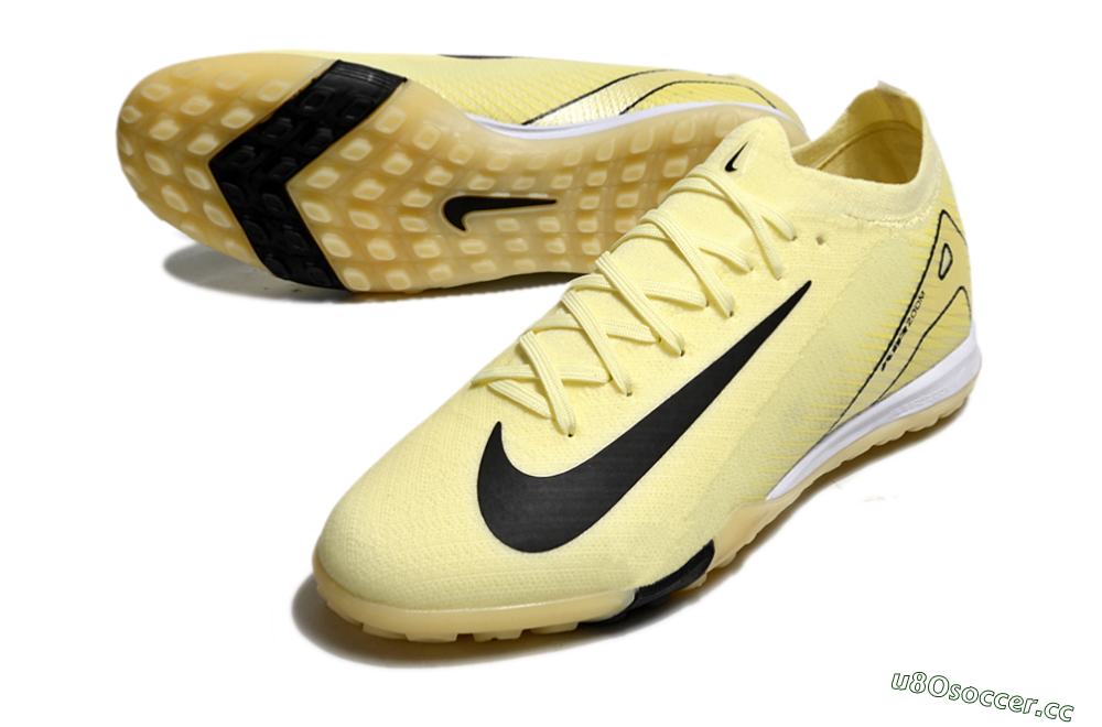 Unisex Nike Air Zoom Mercurial Vapor 16 Elite TF Artificial Turf Low-Tops Football Shoes - Yellow/Black/White 3
