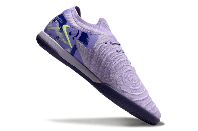 Men's Nike Phantom GX 2 Elite IC Indoor & Futsal Low-Tops Football Shoes - Purple/Yellow/White