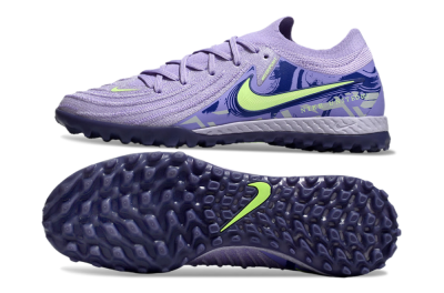 Men's Nike Phantom GX 2 Elite TF Artificial Turf Low-Tops Football Shoes - Purple/Yellow/White