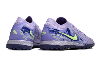 Men's Nike Phantom GX 2 Elite TF Artificial Turf Low-Tops Football Shoes - Purple/Yellow/White