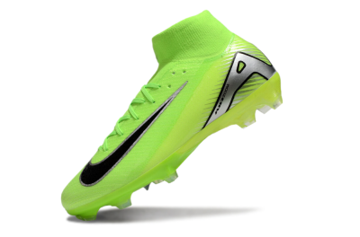 Men's Nike Air Zoom Mercurial Superfly 10 Academy FG Firm Ground High-Tops Football Boots - Yellow/Black/Silver