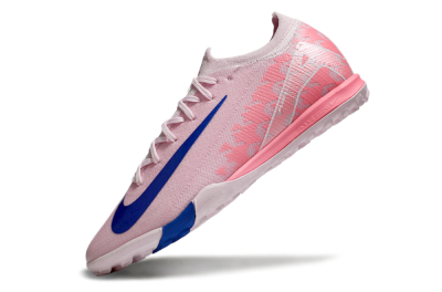 Men's Nike Air Zoom Mercurial Vapor 16 Elite TF Artificial Turf Low-Tops Football Shoes - Pink/Blue/White