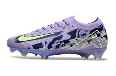 Men's Nike Air Zoom Mercurial Vapor 16 Elite FG Firm Ground Low-Tops Football Boots - Purple/Yellow/White