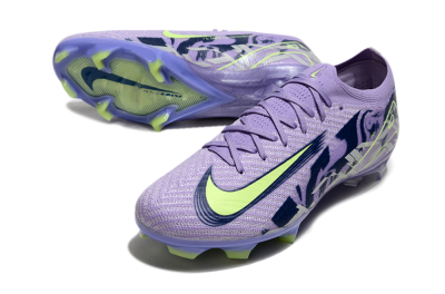 Men's Nike Air Zoom Mercurial Vapor 16 Elite FG Firm Ground Low-Tops Football Boots - Purple/Yellow/White